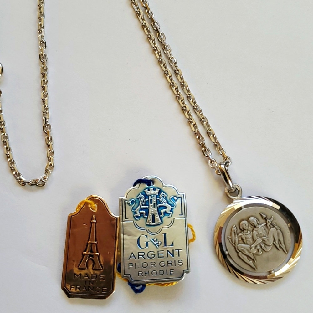 Gemini Zodiac pendant necklace